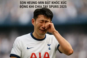 Son Heung Min bật khóc xúc động khi chia tay Spurs 2025