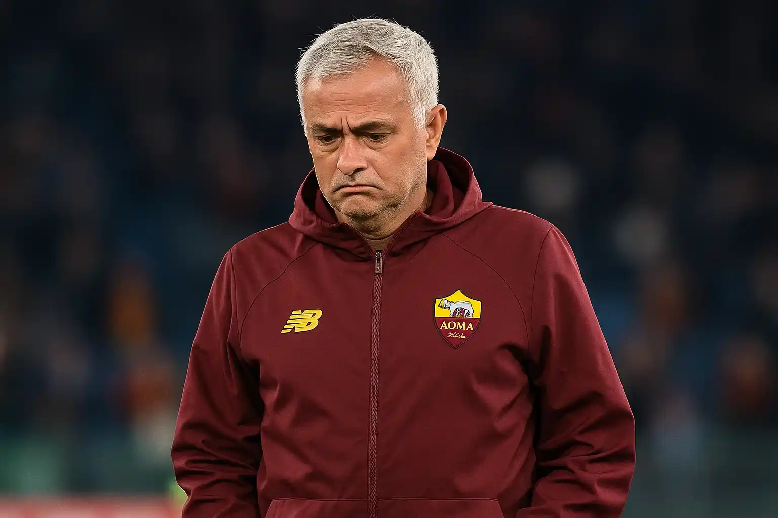 Jose Mourinho thất vọng trong màu áo AS Roma